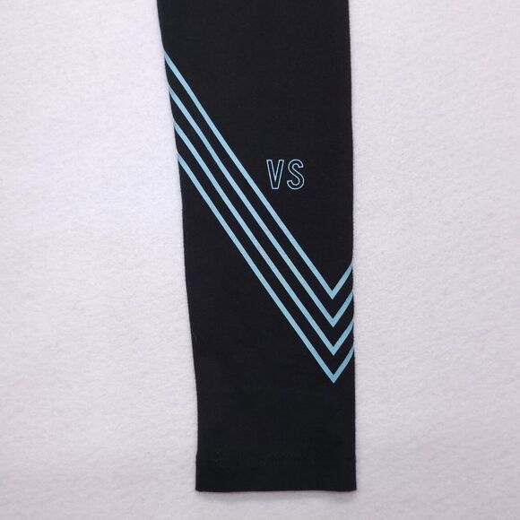 Victoria's Secret Pull On Workout Legging Pants Womens Size Small S Black Blue - Picture 4 of 8